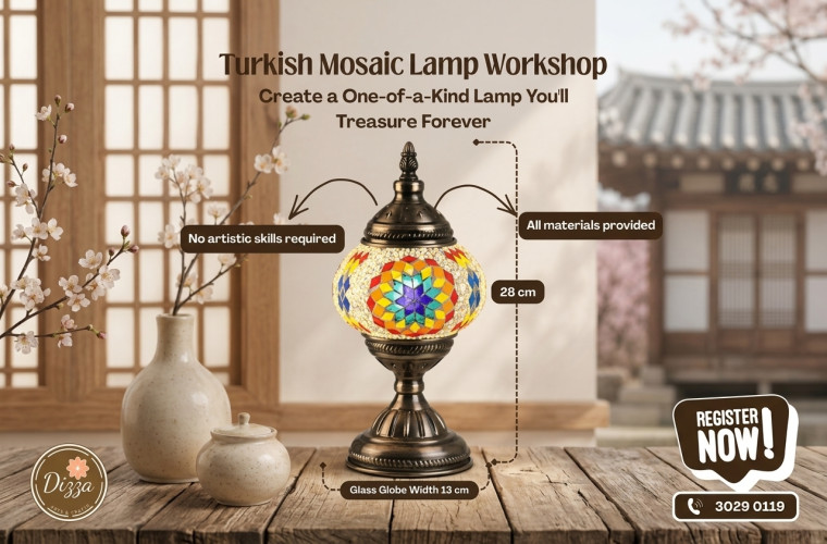 Turkish Mosaic Lamp Workshop in Qatar